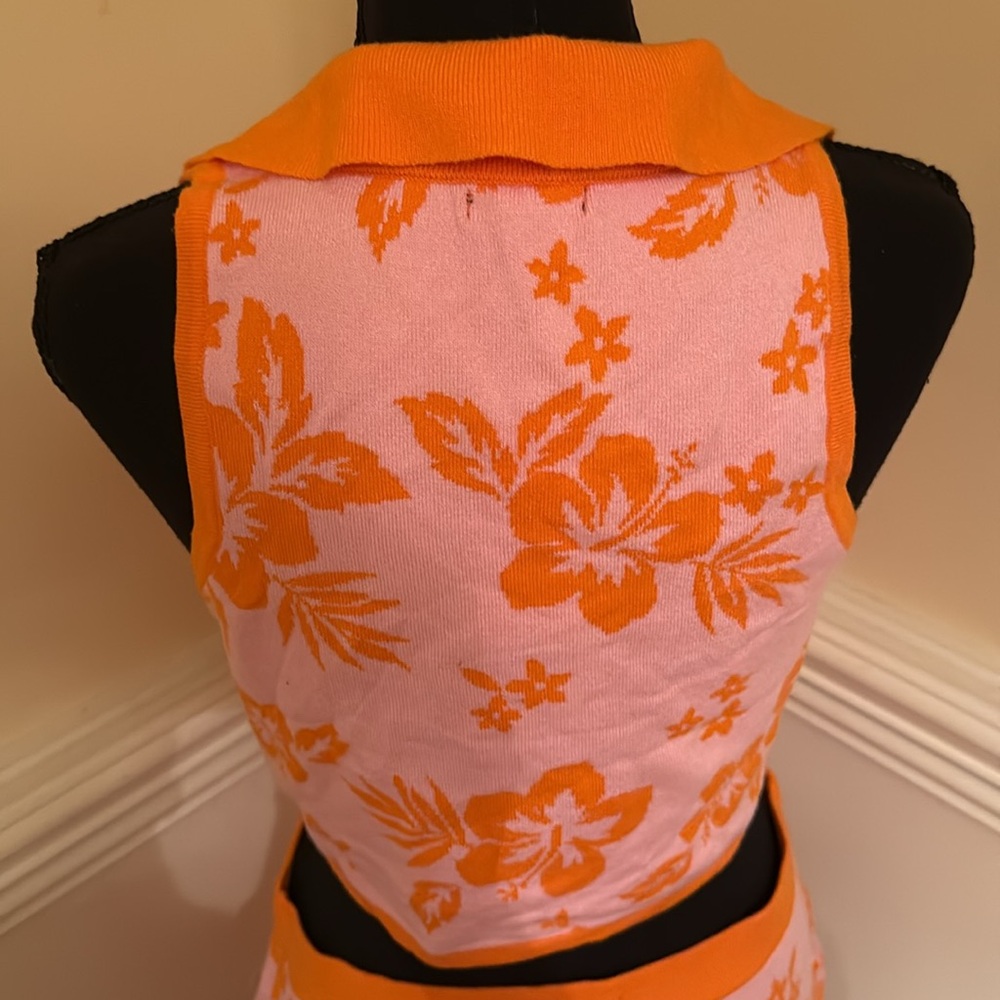 Wild Fable Pink Tropical Floral Set for vacation Sz large - Picture 8 of 16
